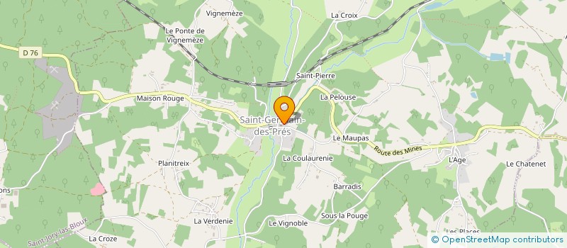 localisation de l'entreprise LE CASINO  GENIS