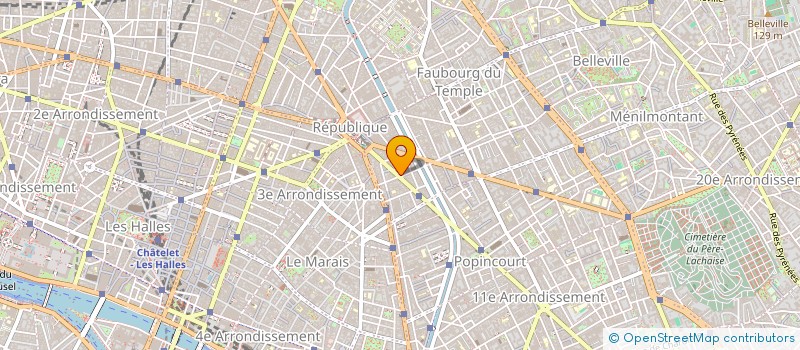 localisation de l'entreprise LE CASOTTE  PARIS