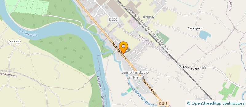 localisation de l'entreprise LE CASS'CROUT  SAINT-PARDOUX-DU-BREUIL