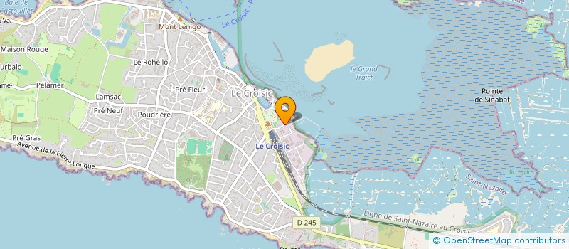 localisation de l'entreprise LE CASSE CAILLOUX  LE CROISIC