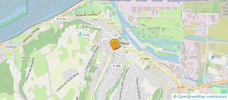 localisation de l'entreprise LE CASSE-GRAINE DE JOAN'Y à HONFLEUR