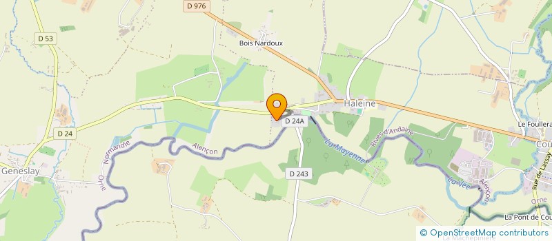 localisation de l'entreprise LE CASSIGNY à RIVES D'ANDAINE