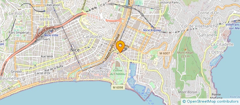 localisation de l'entreprise LE CASSINI à NICE