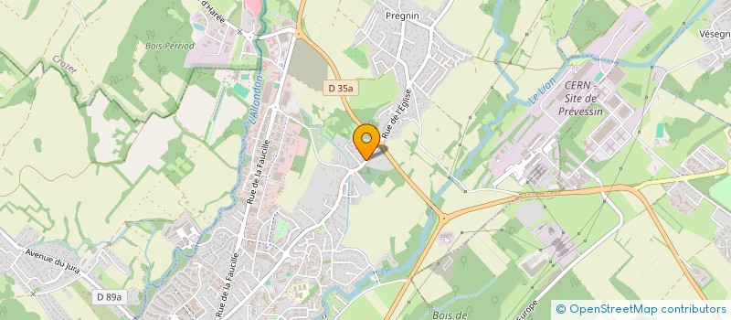 localisation de l'entreprise LE CASTANET à SAINT-GENIS-POUILLY