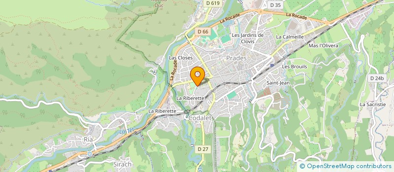 localisation de l'entreprise LE CASTEIL  PRADES