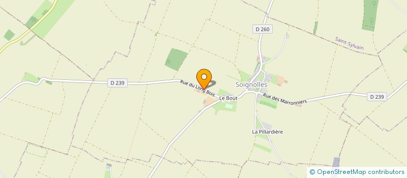 localisation de l'entreprise LE CASTEL NORMAND  SAINT-GERMAIN-LE-VASSON