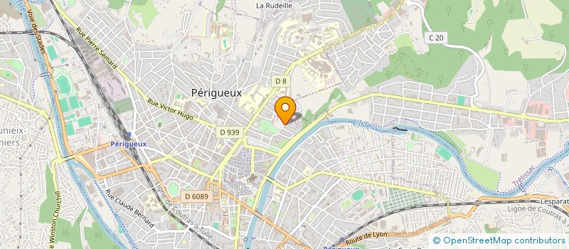 localisation de l'entreprise LE CASTEL PEYSSARD à PERIGUEUX