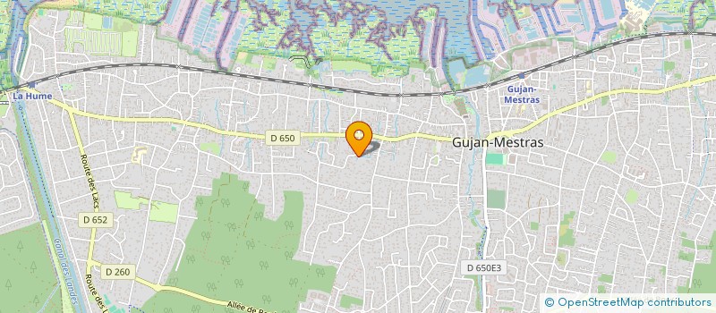 localisation de l'entreprise LE CASTELET à GUJAN-MESTRAS