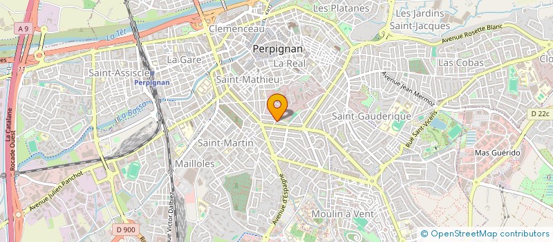 localisation de l'entreprise LE CASTELET DU SOLEIL  PERPIGNAN