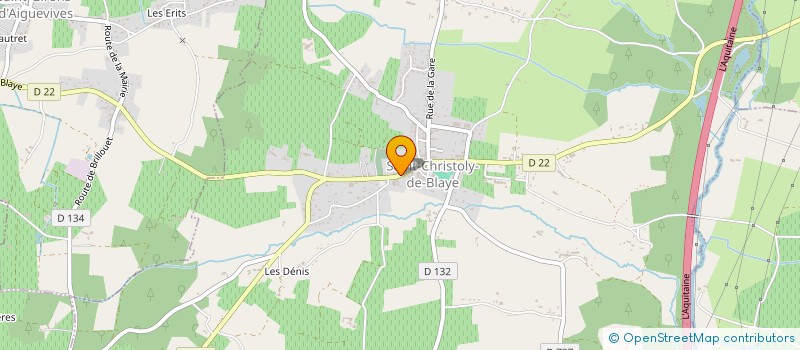 localisation de l'entreprise LE CASTELET SAINT CHRISTOLY  SAINT-CHRISTOLY-DE-BLAYE