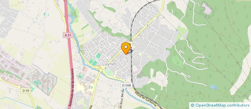 localisation de l'entreprise LE CASTELLAS à AIX-EN-PROVENCE