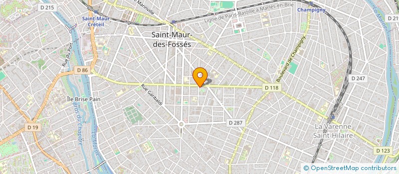 localisation de l'entreprise LE CASTELLO  SAINT-MAUR-DES-FOSSES