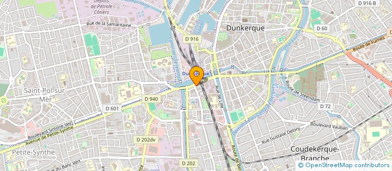 localisation de l'entreprise LE CASTELNAU à DUNKERQUE