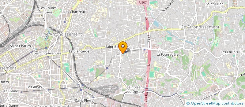 localisation de l'entreprise LE CASTI à MARSEILLE