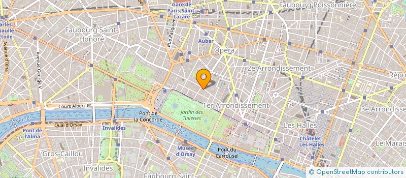 localisation de l'entreprise LE CASTIGLIONE à PARIS