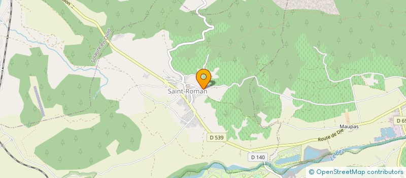 localisation de l'entreprise LE CASTILLON  SAINT-ROMAN