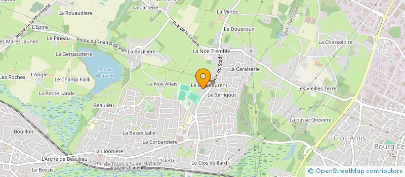 localisation de l'entreprise LE CASTILLY à COUERON