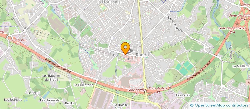 localisation de l'entreprise LE CAT à REZE