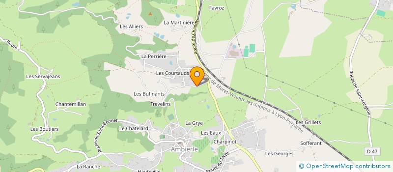 localisation de l'entreprise LE CATALOGUE INDEPENDANT à AMBIERLE