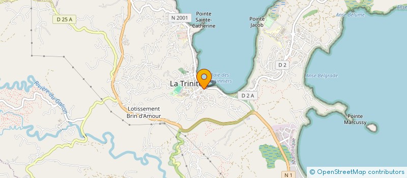 localisation de l'entreprise LE CATALPA à LA TRINITE