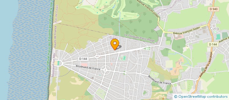 localisation de l'entreprise LE CATALPA  CUCQ