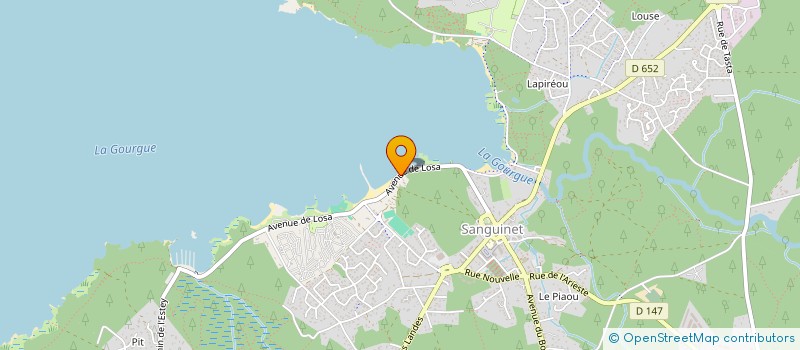 localisation de l'entreprise LE CATAMARAN  SANGUINET