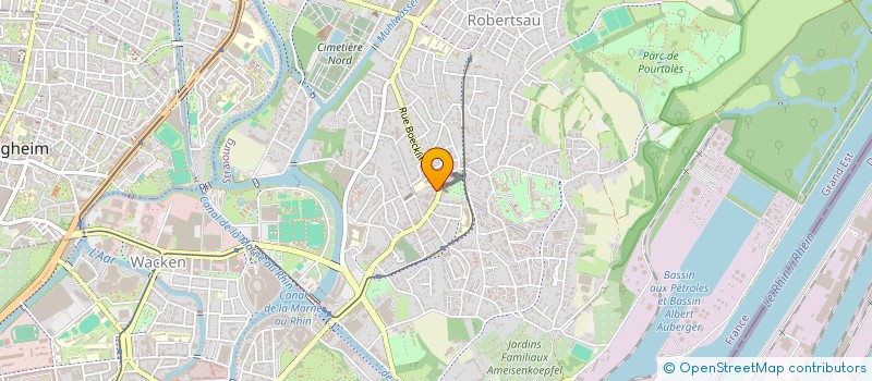 localisation de l'entreprise LE CATOGAN à STRASBOURG