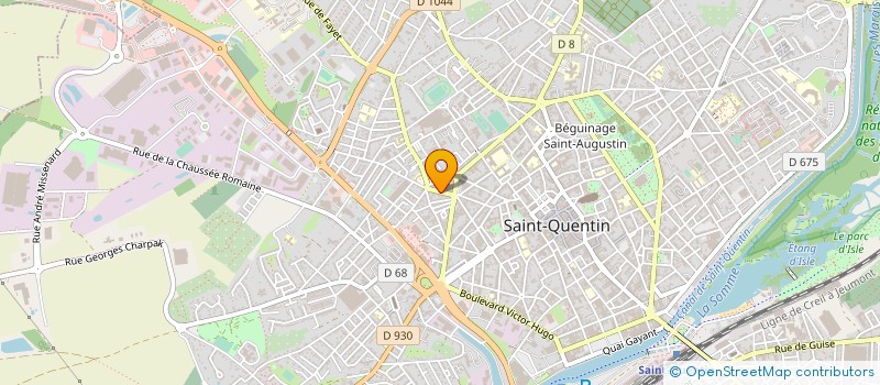 localisation de l'entreprise LE CAULAINCOURT à SAINT-QUENTIN
