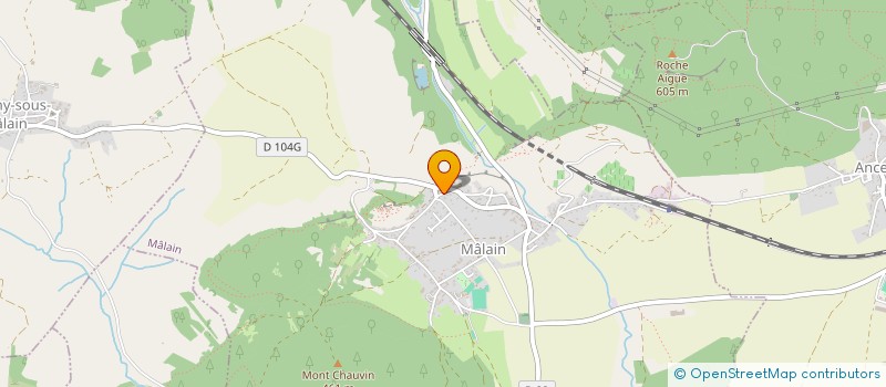 localisation de l'entreprise LE CAV'O  MALAIN