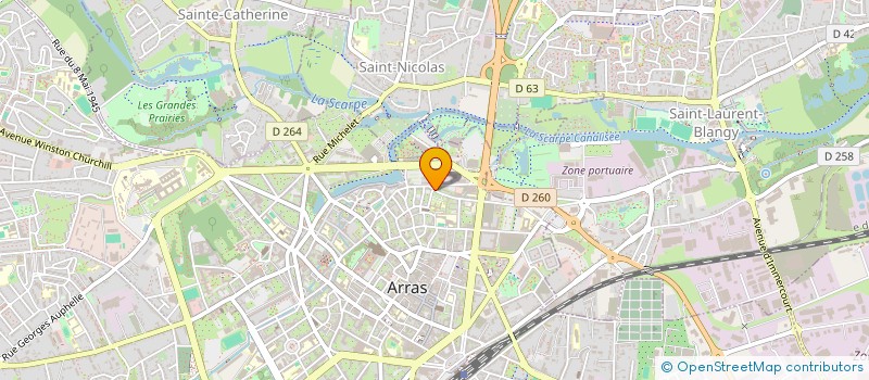 localisation de l'entreprise LE CAVALIER NOIR à ARRAS