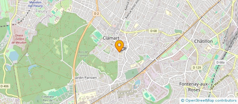 localisation de l'entreprise LE CAVALIER ROUGE à CLAMART
