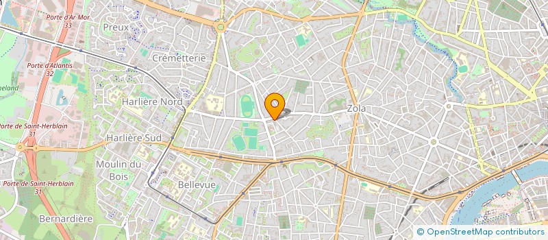 localisation de l'entreprise LE CAVALLY à NANTES