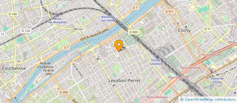 localisation de l'entreprise LE CAVE à LEVALLOIS-PERRET