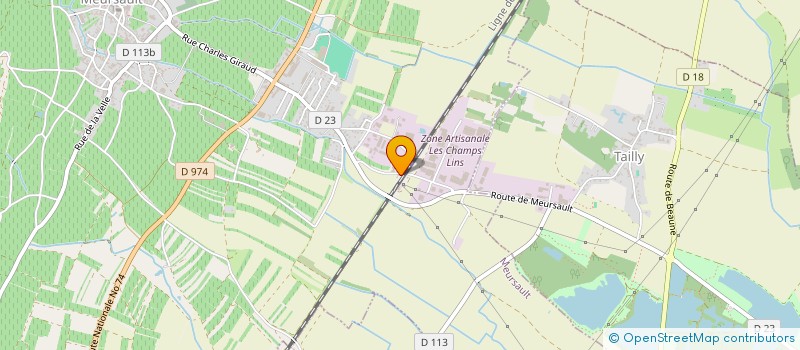 localisation de l'entreprise LE CAVEAU DE L'AUBERGE à MEURSAULT