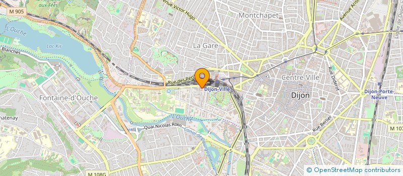 localisation de l'entreprise LE CAVEAU DES DUCS  DIJON