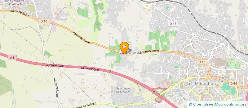 localisation de l'entreprise LE CAVEAU DES VIGNERONS D'AIX EN PROVENCE à AIX-EN-PROVENCE