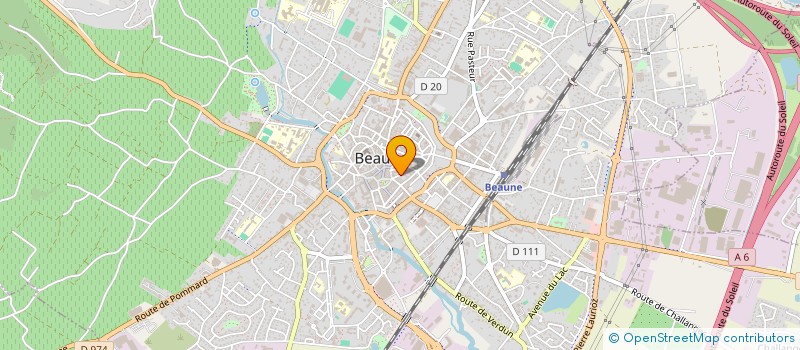localisation de l'entreprise LE CAVEAU DES VITICULTEURS à BEAUNE