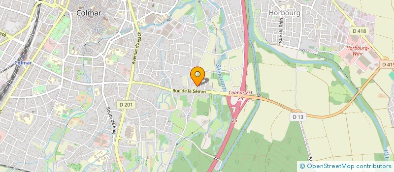 localisation de l'entreprise LE CAVEAU DU CERCLE  COLMAR