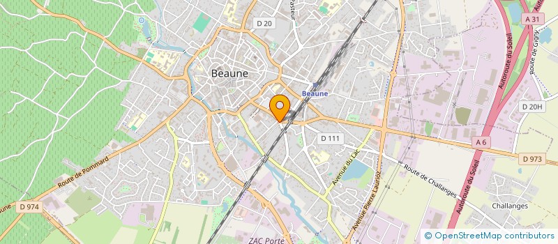 localisation de l'entreprise LE CAVEAU DU LIVRE à BEAUNE