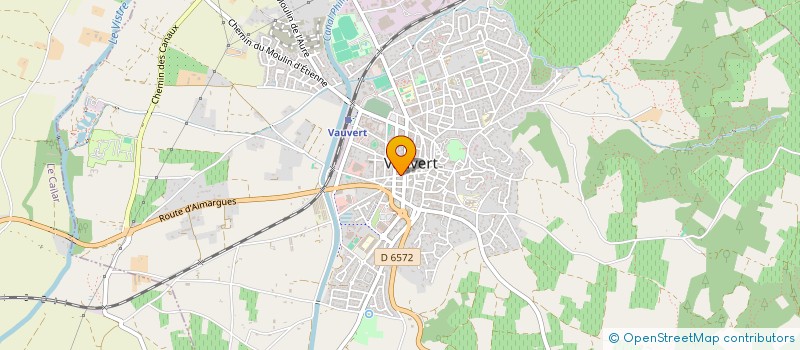 localisation de l'entreprise LE CAVEAU SNC à VAUVERT