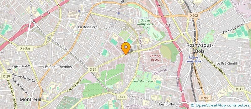 localisation de l'entreprise LE CAVILLINO à MONTREUIL