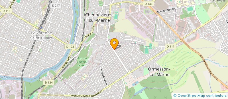 localisation de l'entreprise LE CAVISTE D'ORMESSON  ORMESSON-SUR-MARNE