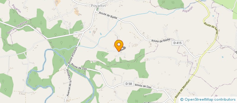 localisation de l'entreprise LE CAYOLAR  POYARTIN