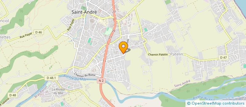 localisation de l'entreprise LE CD44 à SAINT-ANDRE