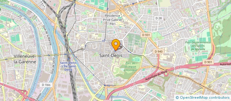 localisation de l'entreprise LE CDF  SAINT-DENIS