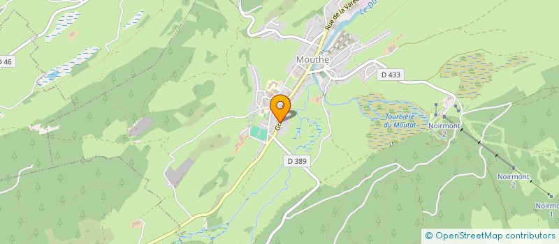 localisation de l'entreprise LE CEBRIOT  MOUTHE