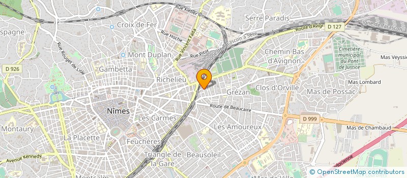 localisation de l'entreprise LE CEDRE à NIMES