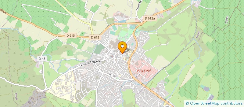 localisation de l'entreprise LE CEDRE  CASTELNOU