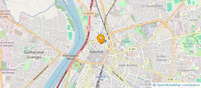 localisation de l'entreprise LE CEDRE à VALENCE