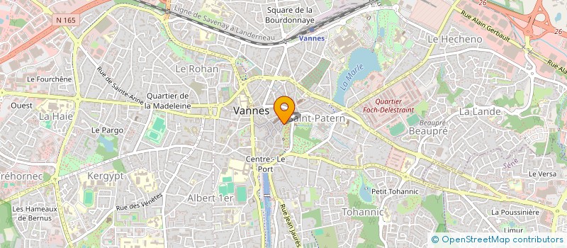 localisation de l'entreprise LE CEDRE à VANNES
